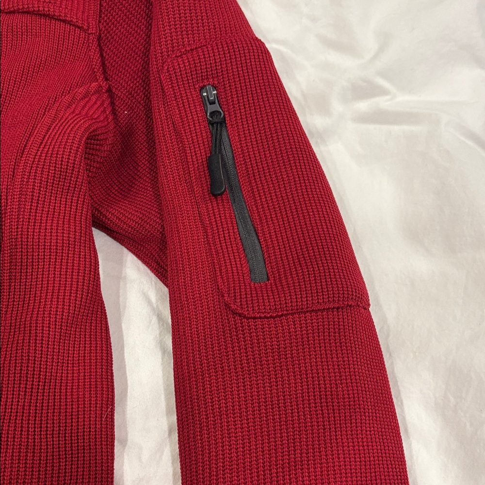 Campus Heritage Red Indiana Hoosiers Men's Zip-Up Sweater - Picture 2 of 6